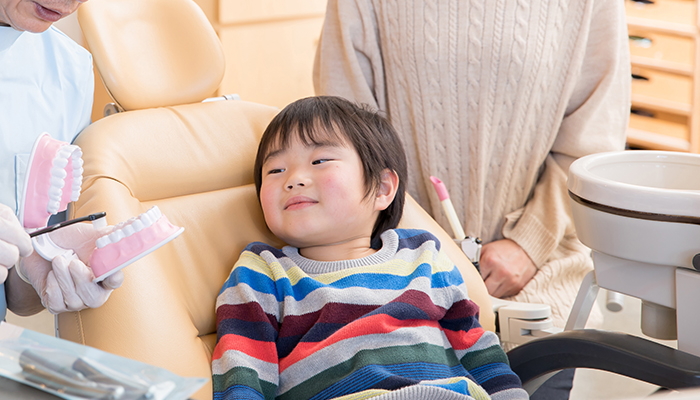 お子さまの気持ちを第一に考えます